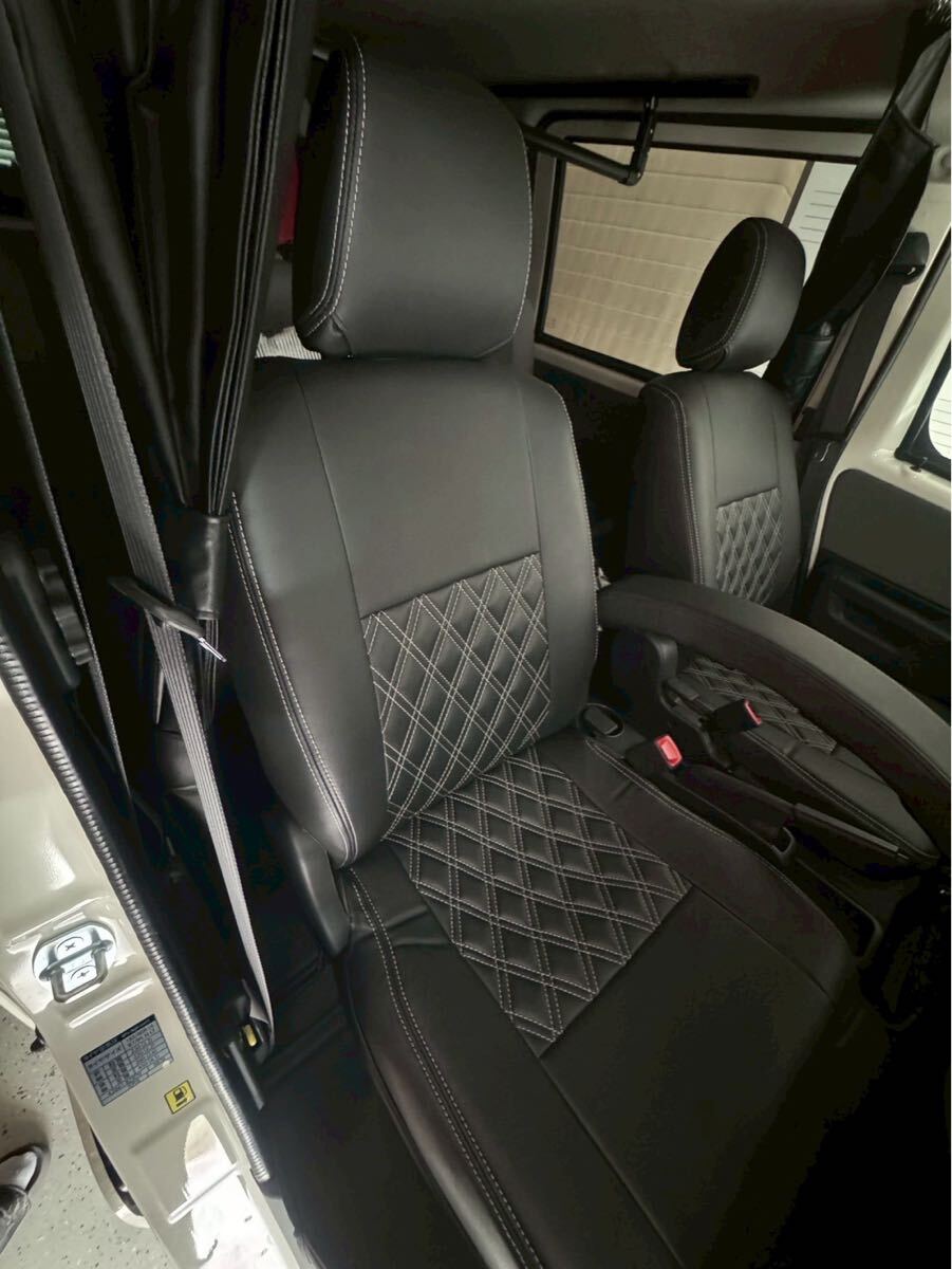 トヨタタウンエース後期専用ダブルキルティングシートカバー運転席助手席用のみ対応新品未使用品 R2年2020年9月〜対応 シートカバー拍卖