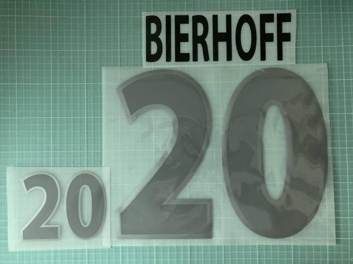 2000-2001 ドイツ代表 x ビアホフ Bierhoff マーキング セット (Home)拍卖