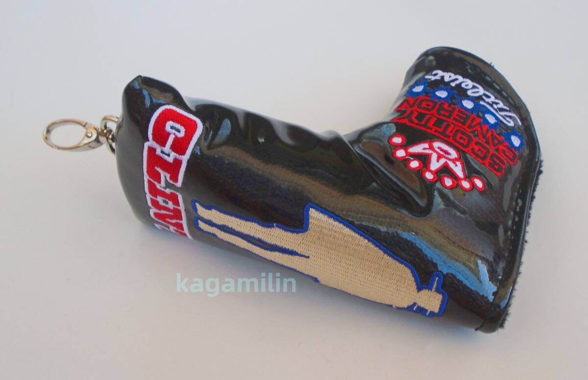 パターカバースコッティキャメロンツアーツアー支給 新作 磁石タイプ開閉 CLINT 黒拍卖