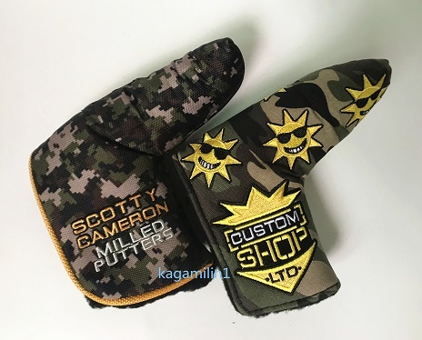パターカバースコッティキャメロンツアーツアー支給 迷彩 2個拍卖