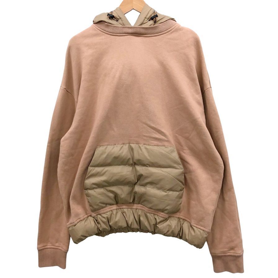 美品◆パーカー・フーディー ハクウ プルオーバーパーカー ダウンドッキング ブラウン サイズL HKD20-JS02 HAKUU 【AFB46】拍卖
