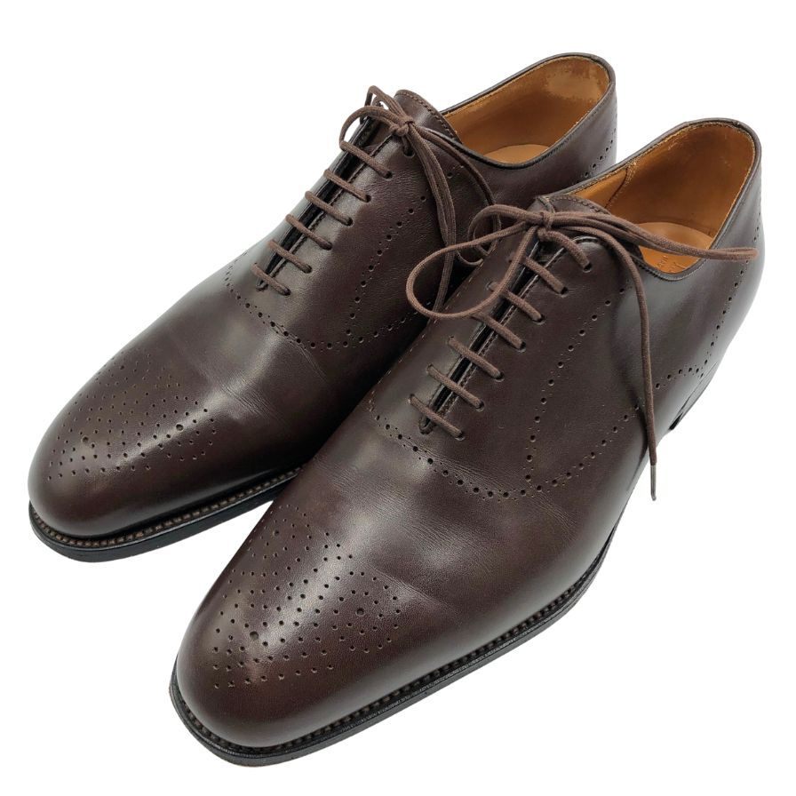 ジェイエムウエストン 582 ホールカットメダリオン バーガンディ サヴィルコレクション サイズ 6/E J.M. WESTON 約25.5cm【AFC42】拍卖