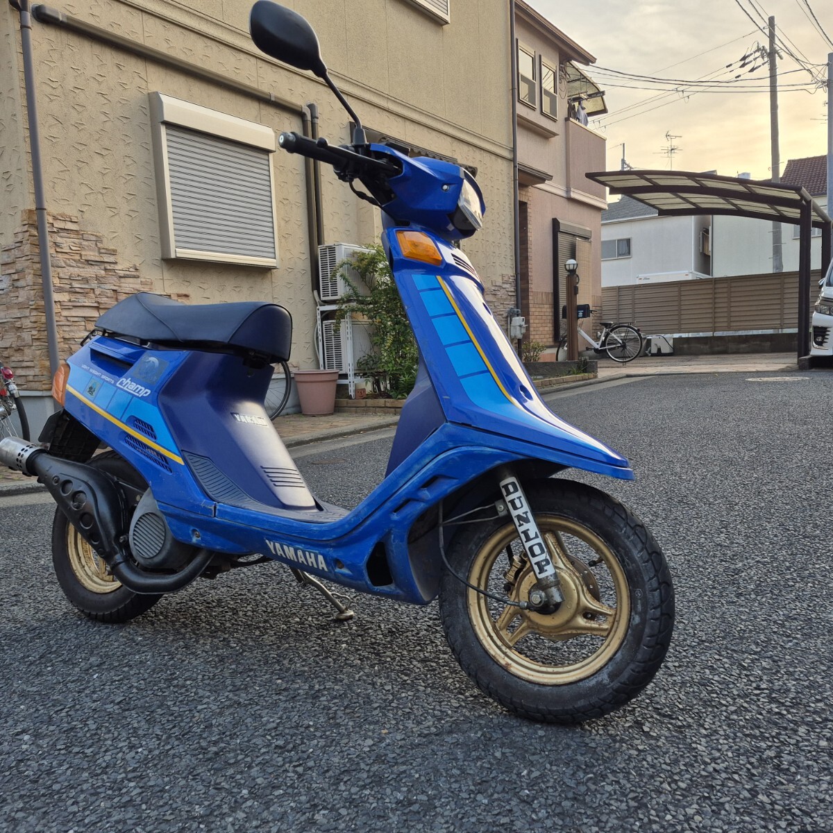 ヤマハ YAMAHA チャンプRS 2NA ゴロワーズカラー フルノーマル 整備済み 絶好調!貴重バイク 大阪府八尾市より拍卖