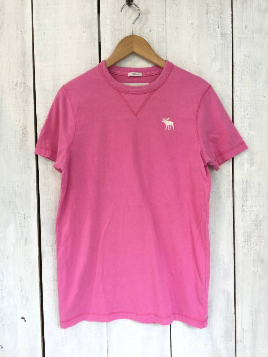 Abercombie&Fitch アバクロンビー&フィッチ コットン半袖Tシャツ メンズM 良品 拍卖