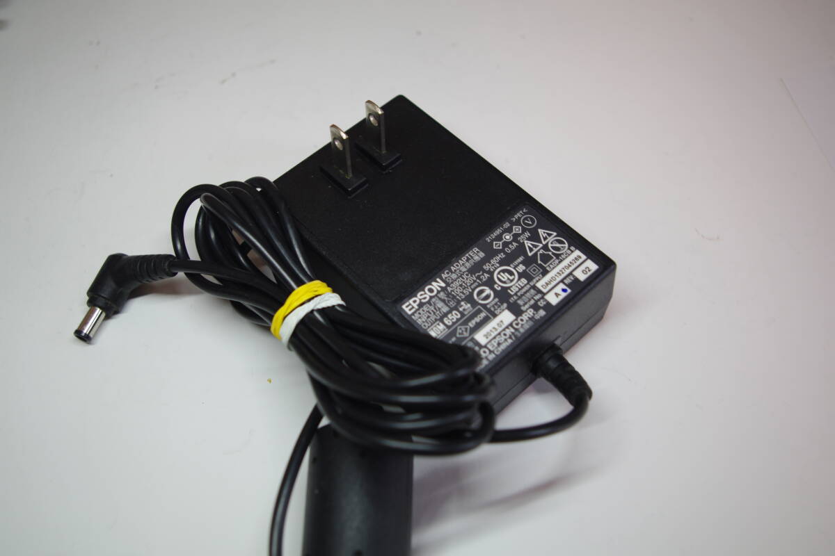 EPSON エプソン Colorio スキャナー GT-F730 GT-S630 純正 ACアダプター A392UC センタープラス 13.5V 1.2A ピン有り ■JHC10拍卖