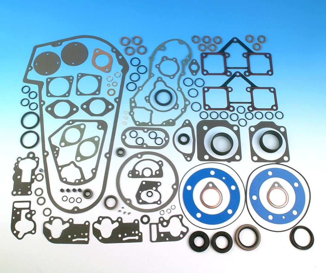 ショベル用コンプリートガスケットキット james gaskets 17029-70 ハーレー 66-84年ショベルヘッド ペーパー拍卖
