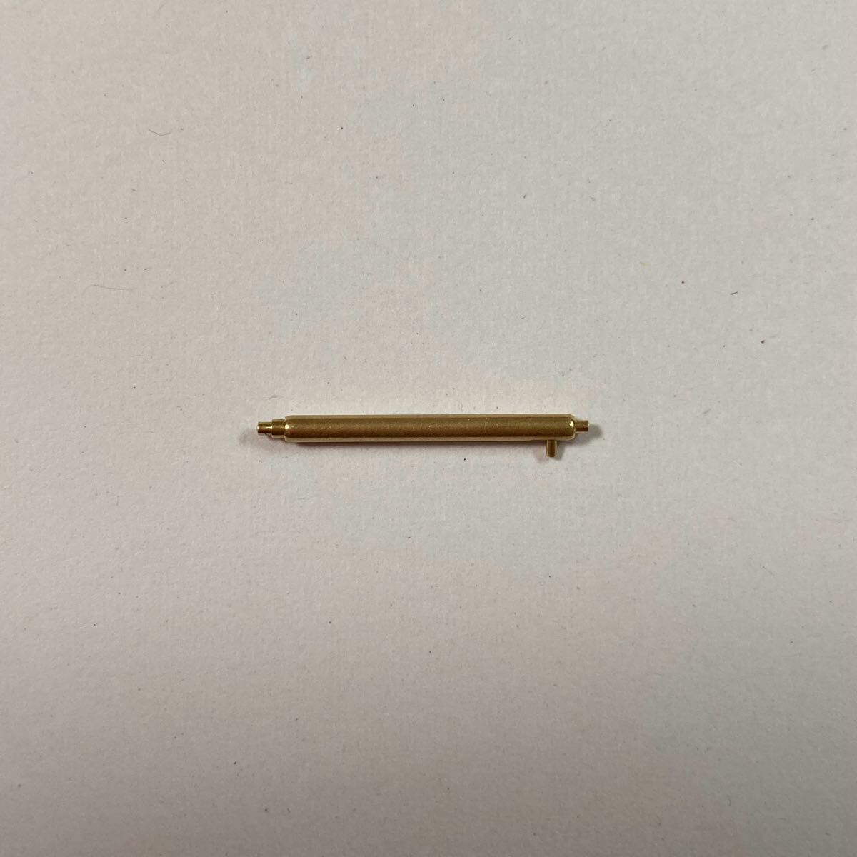 バネ棒 パテック型 (レバー付) 19mm 18金 (K18YG) 年代不詳 ビンテージ 拍卖