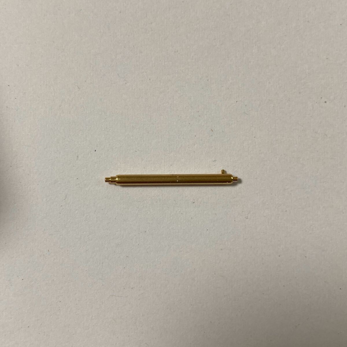 バネ棒 パテック型 (レバー付) 20mm 18金 (K18YG) 年代不詳 ビンテージ 拍卖