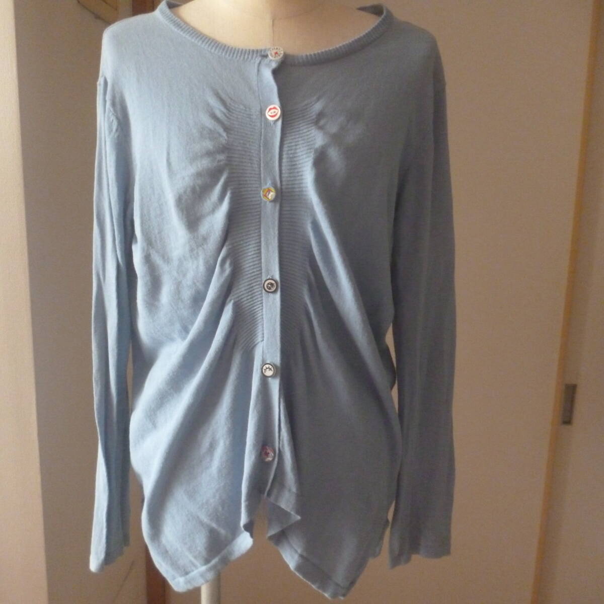 アルベロベロ オレボレブラ OLLEBOREBLA ALBEROBELLO カーディガン 薄い水色拍卖