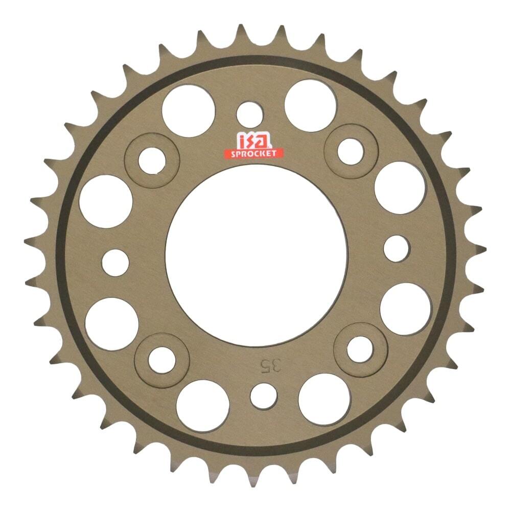 ISA アルミリアスプロケット 428サイズ 35T スーパーカブ JA44/59/45/60 ハンターカブ JA55/JA65 用拍卖