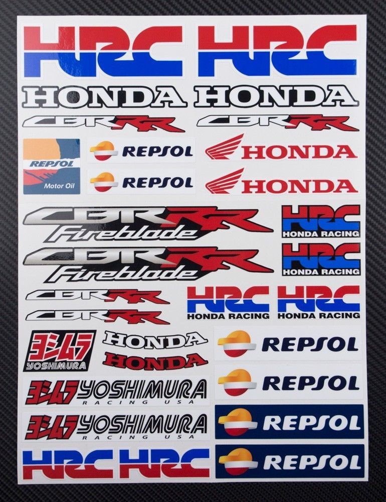 HRC Repsol HONDA RACING レプソル ステッカー シール デカール セット拍卖