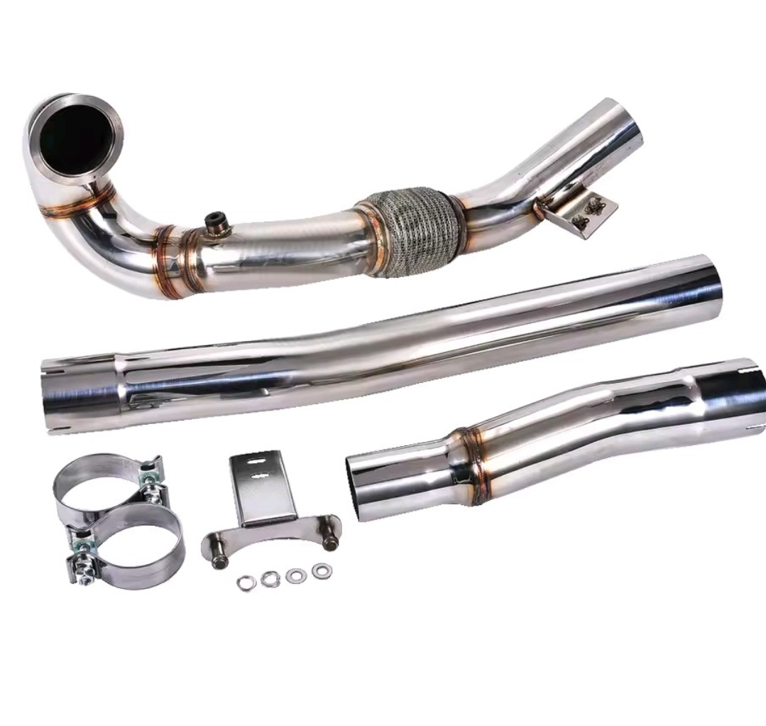 ③ダウンパイプ Mqb mk7 mk7.5 Golf r a3 quattros3 8v 8s tt tts 2.0 tfsi 2014 for Golf mk7 r 2.0 t 2014 a3 s3 8v 2.0 t 2014 CBQ086拍卖