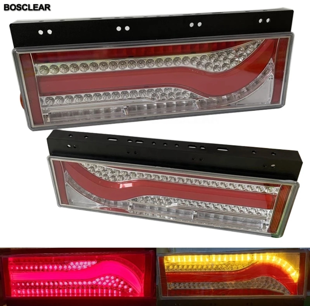 ① 歌舞伎テールランプ 3連テールライト 千本桜型 トラック コンビネーション LEDテールランプ シーケンシャルセット 左右 品質良好拍卖