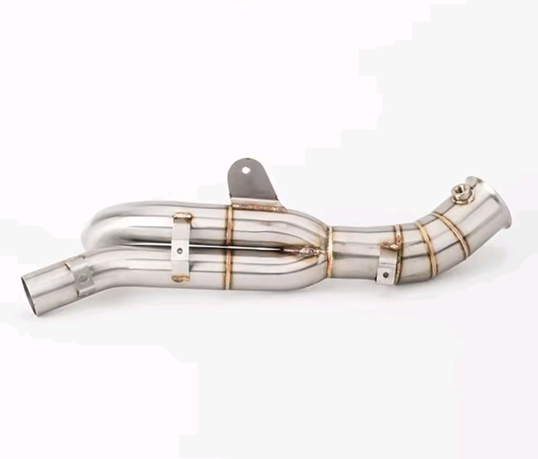 ②YAMAHA YZF-R1 2009-2014 ミドルパイプ 触媒レス パイプサイレンサー 触媒ストレート 触スト マフラー バイクパーツ 交換拍卖