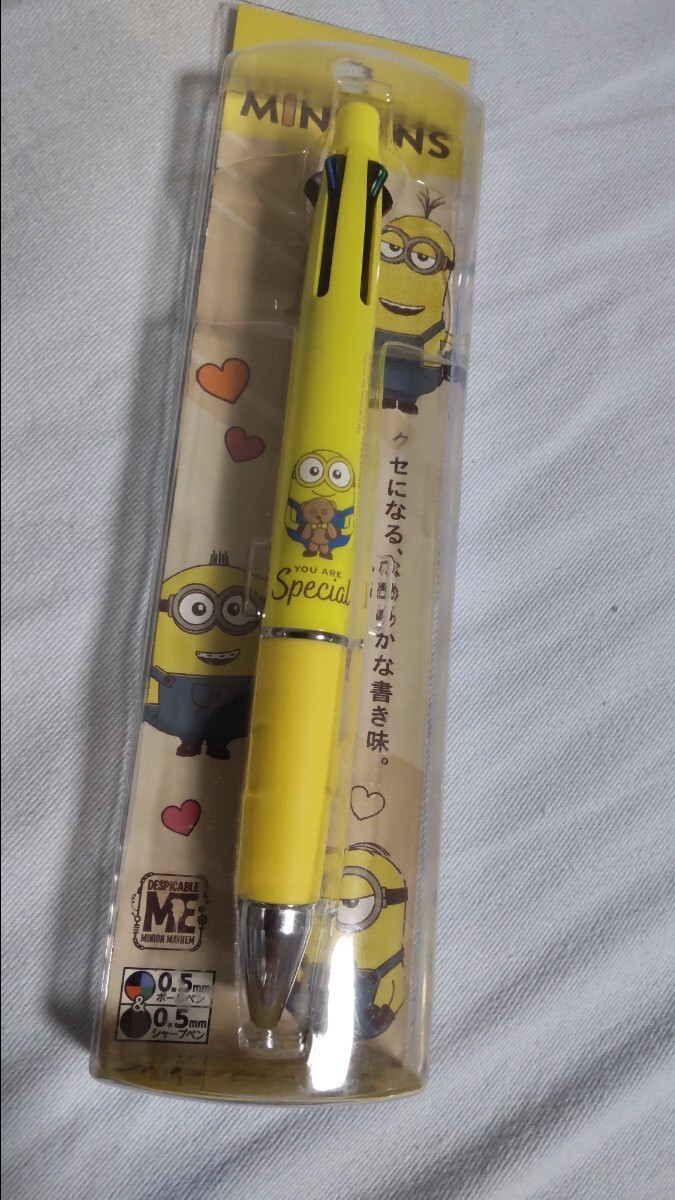 USJ 限定 ミニオン ボブ×ティム 多機能ボールペン ジェットストリーム 新品 ユニバ拍卖