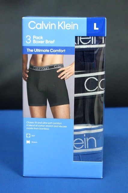 正規品 Calvin Klein カルバンクライン ボクサーブリーフ 3枚セット サイズL★送料600円拍卖