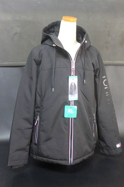 トミーヒルフィガー レディース ソフトシェル ジャケット ブラック サイズXL TOMMY HILFIGER拍卖