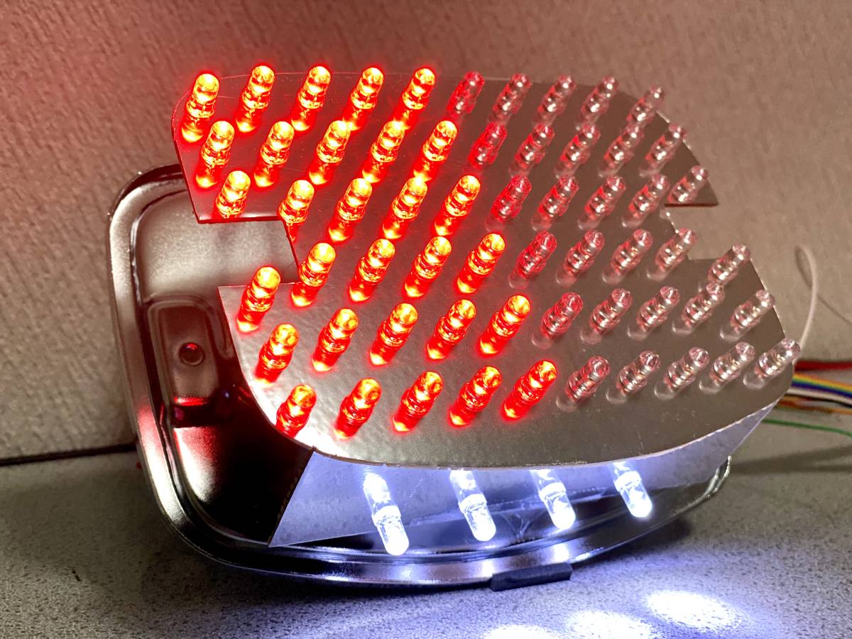 【60日保証】Z400FX/Z250FT/Z400J/Z550FX/Z1-R/KZ900/KZ1000☆流れるテールランプLEDユニット☆超爆光60発!拍卖