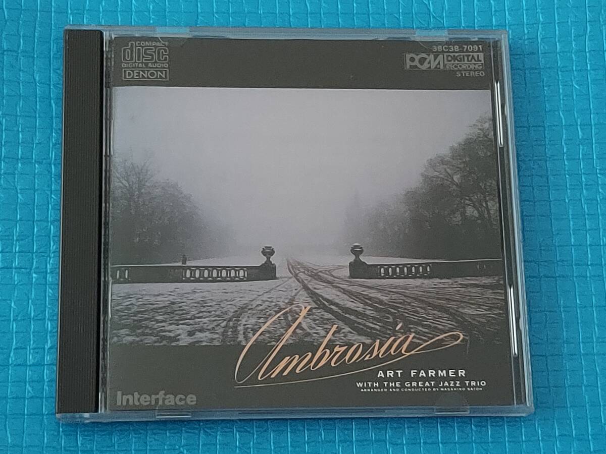 アンブロジア アート・ファーマー ウィズ・ザ・グレイト・ジャズ・トリオ CD(38C38-7091)DENON 1984.2 拍卖