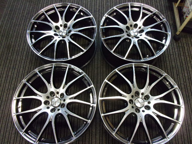 ♪E0286 ガリ傷なし!RAYS HOMURA 2×7 8.5J-20+45 5穴/114.3 4本セット♪拍卖