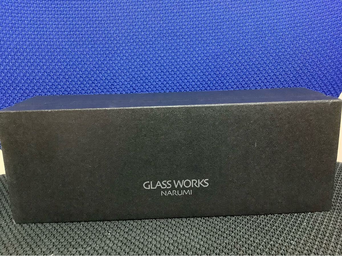 NARUMI GLASS WORKS ガラス GW1000-12031 一輪挿し cm ピタゴラス 別途鳴海製陶出品中!!拍卖