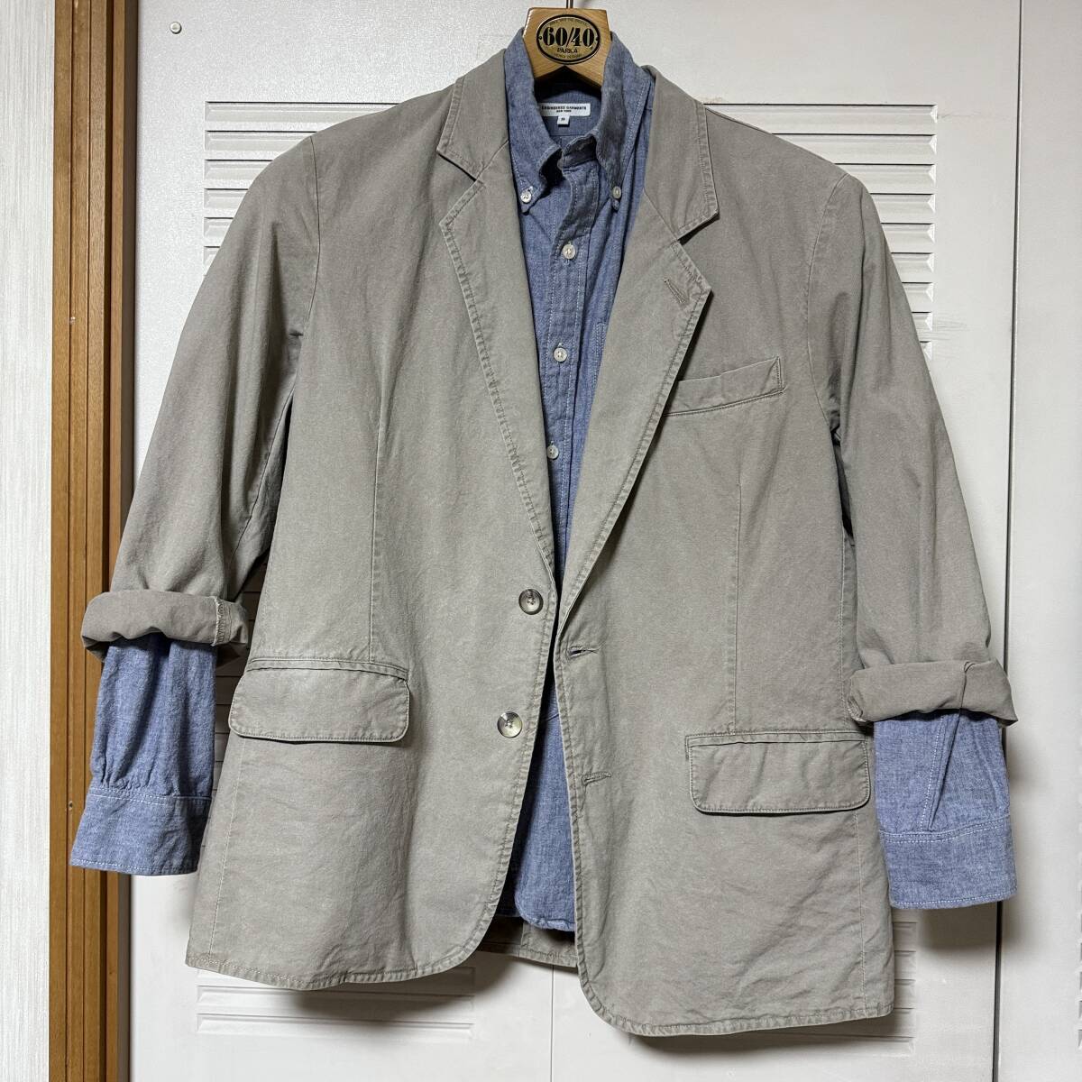 80年代 L.L.Bean ビンテージ トロピカル サマージャケット★エルエルビーン★カーキ★ストーンウオッシュ・vintage加工ジャケット拍卖