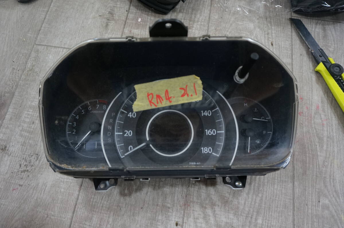 C474 O#551 CR-V 20G DBA-RM1純正スピードメーターRM4 21 18100-J514 T0DT03 HR0408-003拍卖