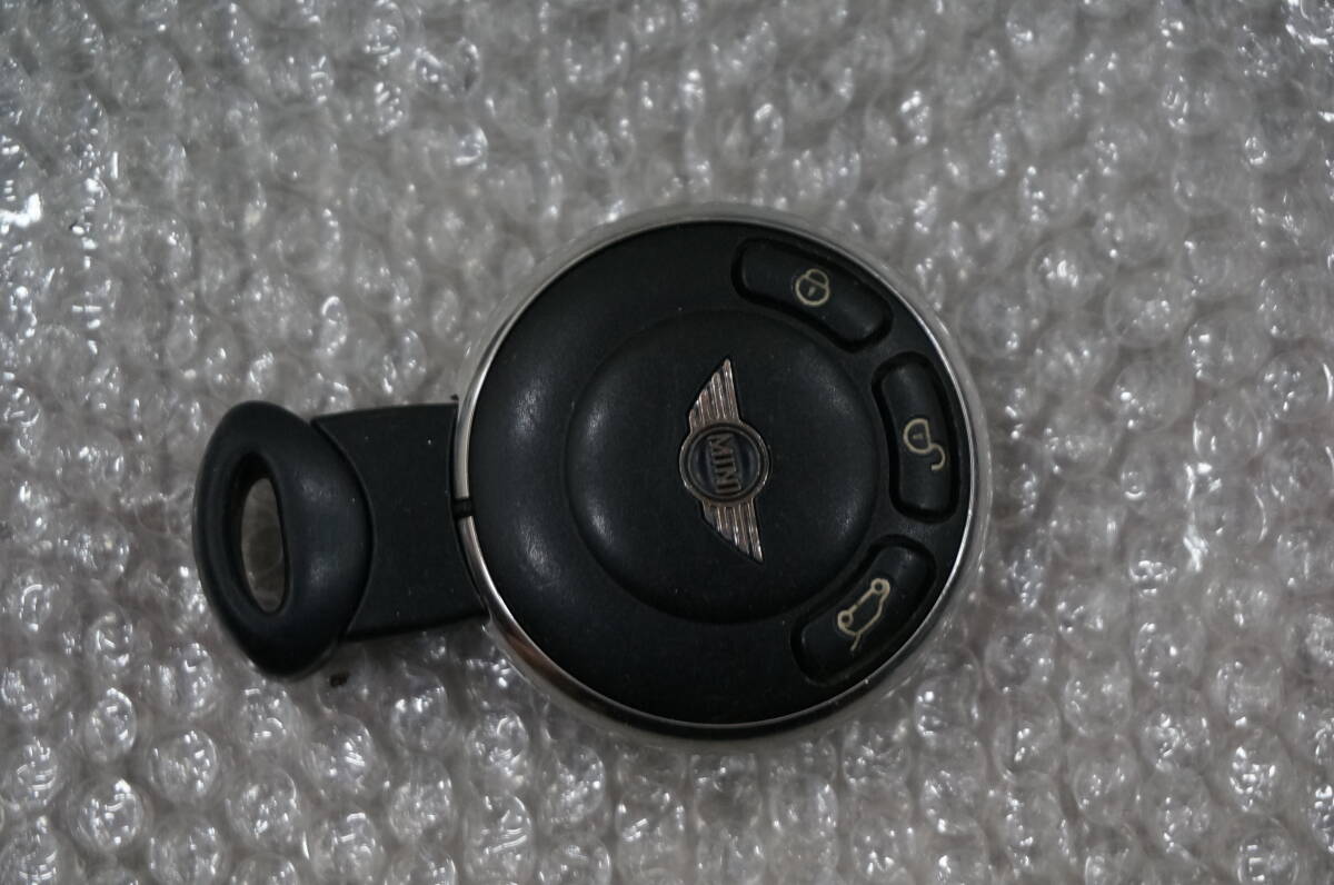 C555 H23年 ミニ クーパー R56 CBA-SU16 右H キーレス 3ボタン トランク リモコン スマートキー 鍵 BMW MINI 104676拍卖