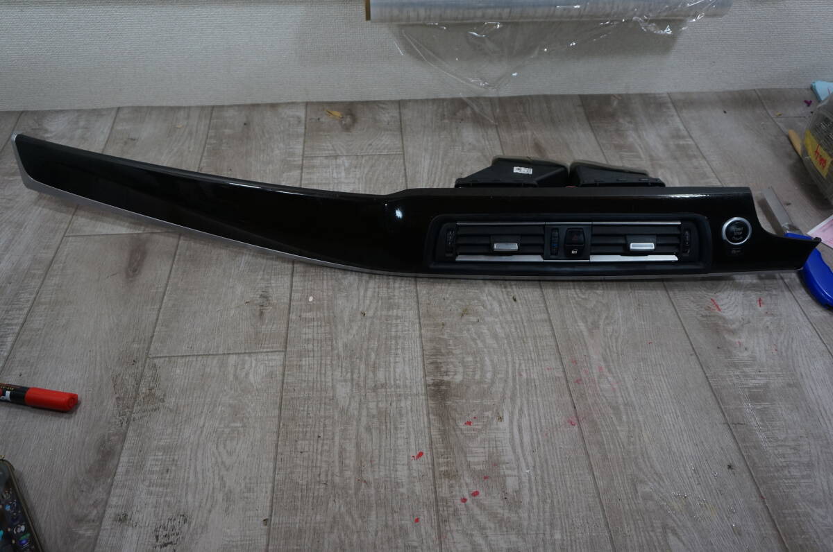 C581BMW 528Xi 530i フロント ダッシュ グロス モールディング トリム パネル ブラック OEM 145373-10拍卖