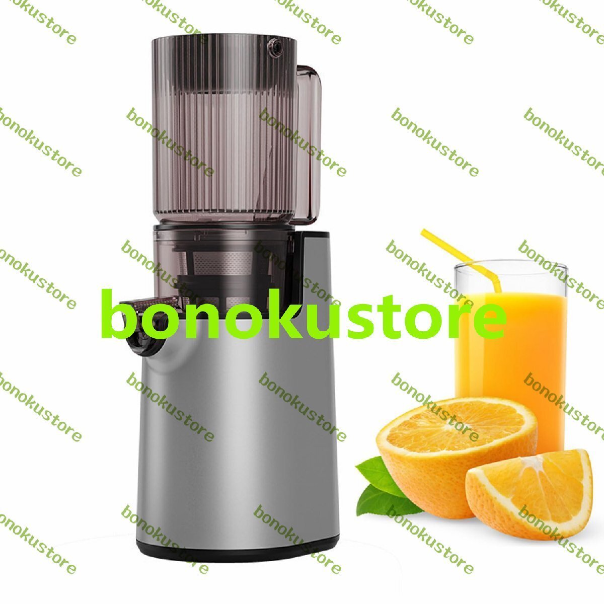 プロフェッショナルスロー咀嚼ジューサー 115mm大型フィードシュート付き200Wコールドプレスジューサー 取り外し可能拍卖