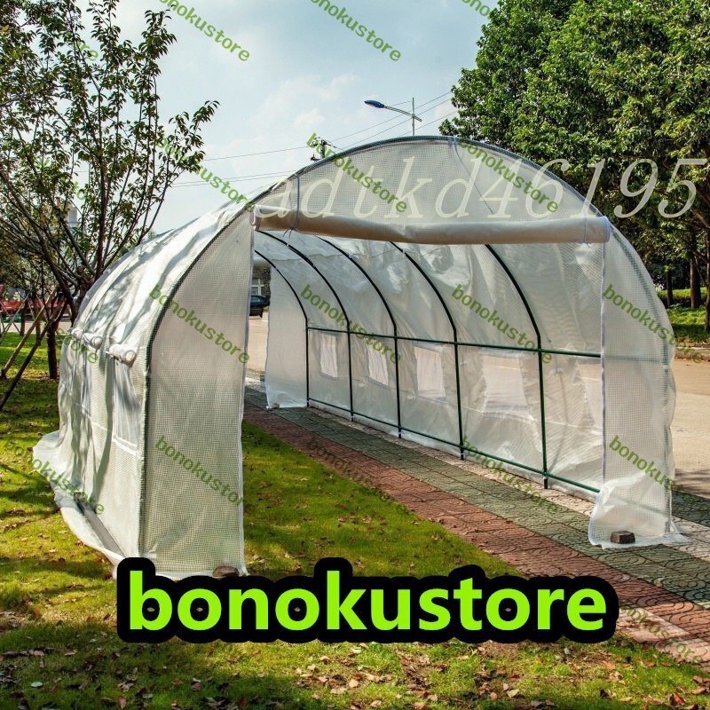 大好評★高品質★長さ7.5m×幅3m×高さ2.2m グリーンハウス プロの農家も愛用 PE素材 ビニールハウス 菜園ハウス 温室 野菜 育苗拍卖