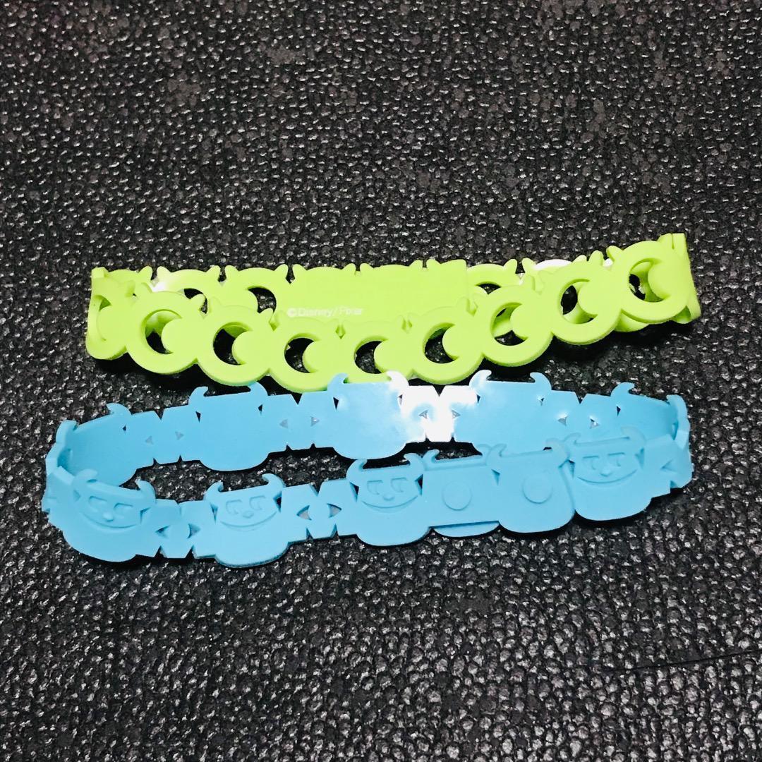 モンスターズインク サリー マイク ブレスレット リストバンド アクセサリー disney ディズニーランド ストア シー 平成レトロ 当時物拍卖