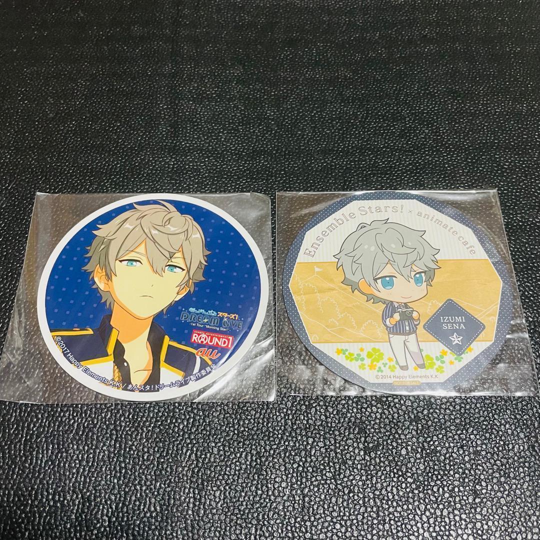 瀬名泉 あんスタ あんさんぶるスターズ コースター ドリンク 特典 非売品 ノベルティ ラウンドワン アニカフェ キッチンカー ポストカード拍卖