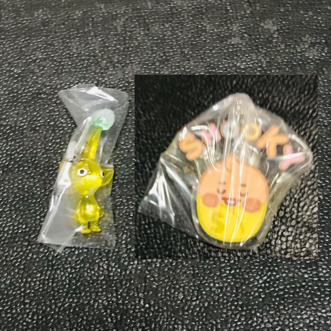 黄 shooky suga ユンギ ピクミン マスコット めじるしアクセサリーガチャ カプセル bt21 bts アクリルキーホルダー クッキー チャーム拍卖