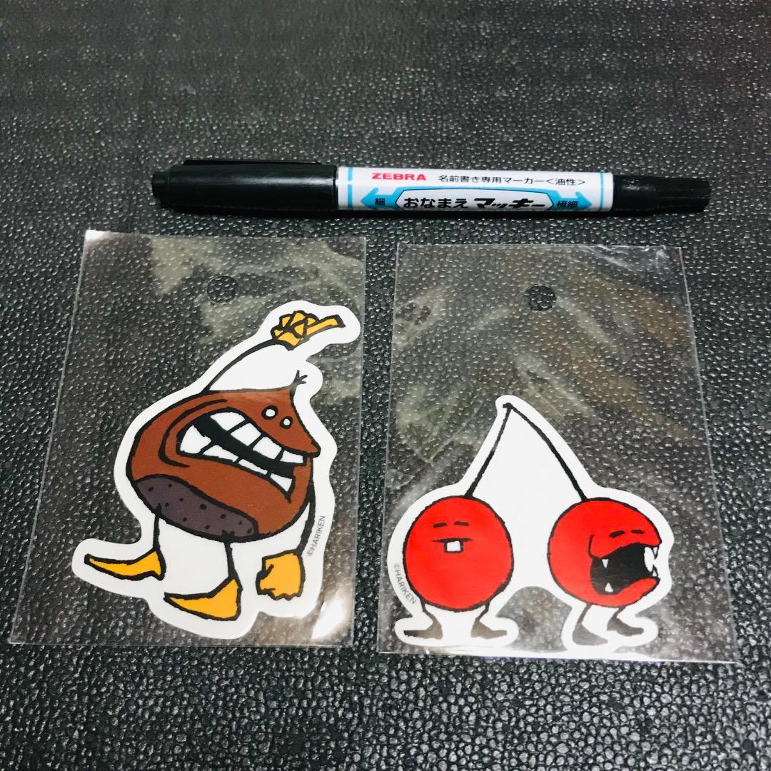 さくらんぼ クリボーイ SAKURA TWINS HK-009 KURI BOY HK-013 ステッカー シール 平成レトロ 昭和レトロ HARIKEN FUNNY FOODS拍卖
