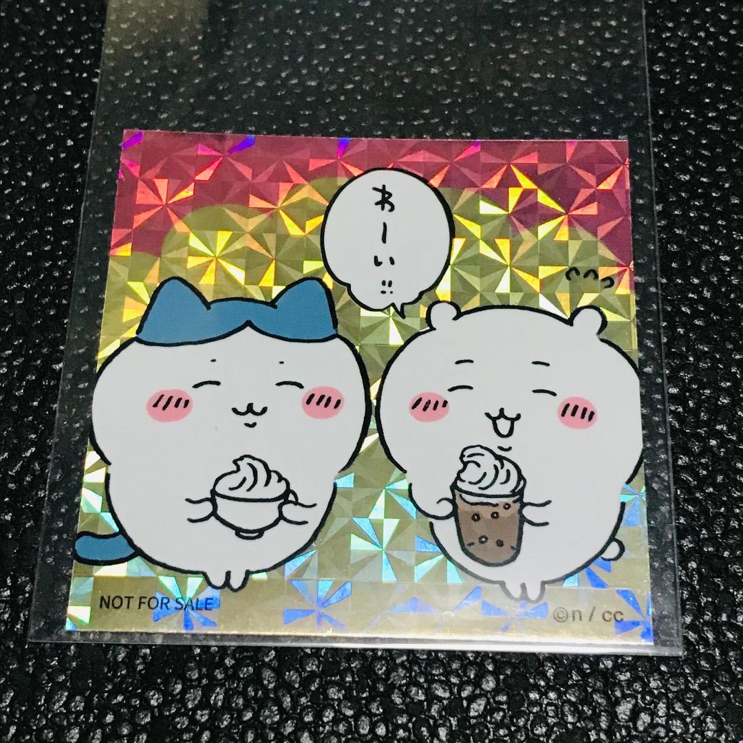 ソフトクリームフロート ハチワレ 東京駅 にっぽんグルメ街道 ちいかわ 特典 非売品 ノベルティ ステッカー シール ちいかわらんど拍卖