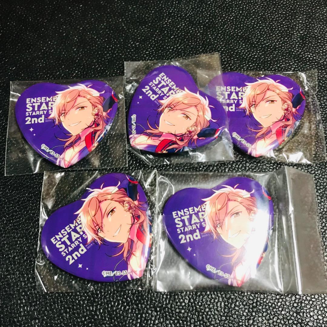 羽風薫 あんスタ あんさんぶるスターズ 缶バッジ キャラバッジ ハート型 ハート缶 スタステ スタライ 2nd アルバム拍卖