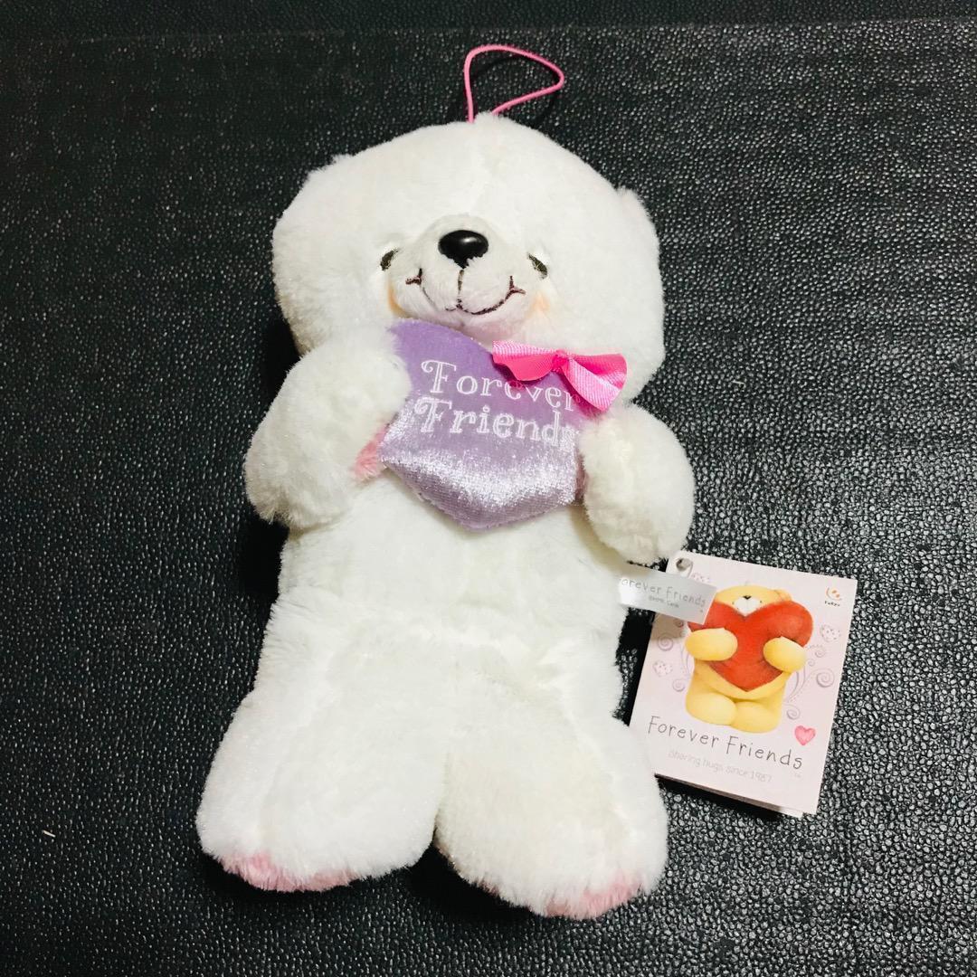 orever friends プチリボン ぬいぐるみ マスコット キーホルダー 非売品 プライズ 特典 レア レトロ ヴィンテージ テディベア くま クマ拍卖