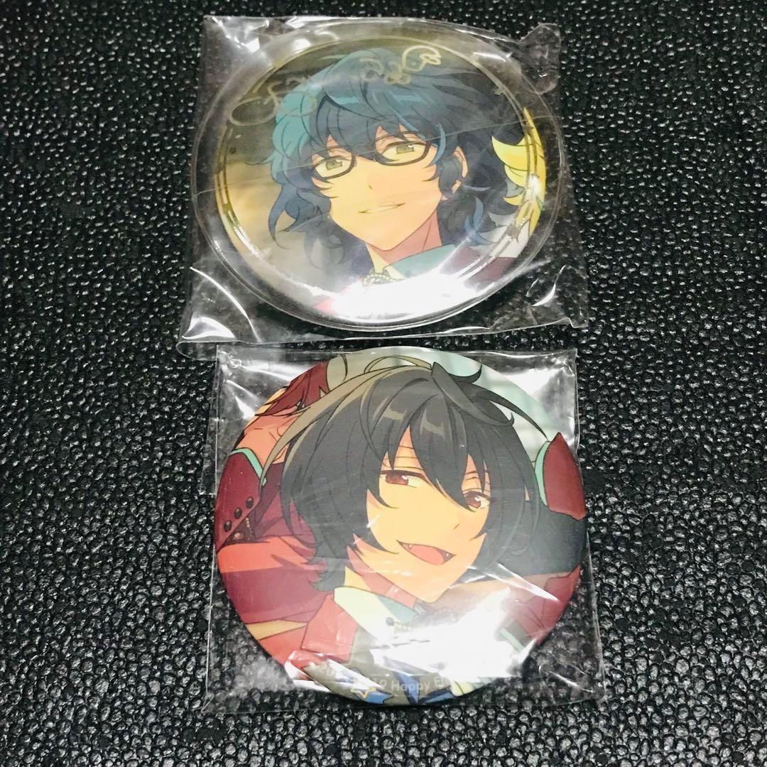 朔間凛月 青葉つむぎ あんさんぶるスターズ 5周年 展示会 キャラバッジ 缶バッジ カバー 箔押し サイン 拍卖