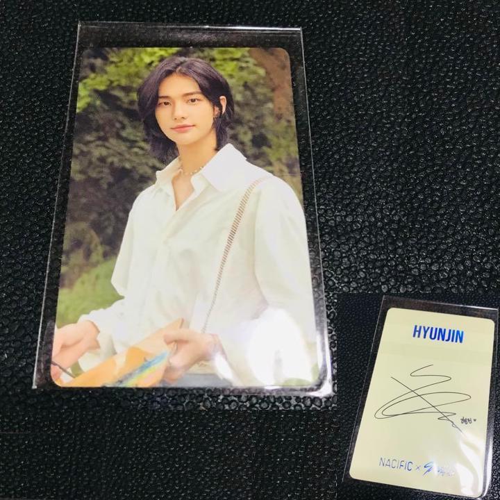 ヒョンジン stray kids スキズ NACIFIC ナシフィック 特典 非売品 ノベルティ トレカ カード ラントレ サイン拍卖
