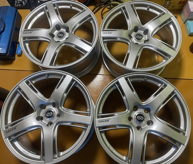 希少サイズ エンケイ RP05 19×8.5 114.3 off40 アルファード ヴェルファイア シルビア マーク2 チェイサー RPF01 ハリアー拍卖