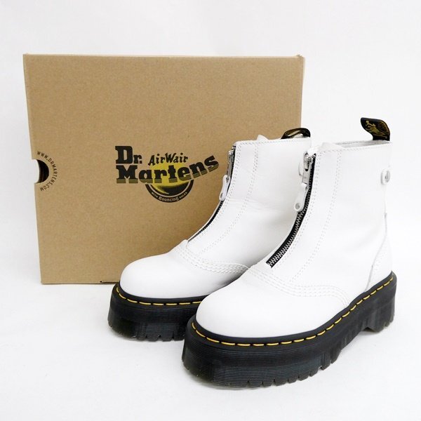美品 Dr.Martens JETTA ZIP BOOTS 27656100 ドクターマーチン ジェッタ ジップブーツ レディース UK4 23.0cm〈O2396〉E2拍卖