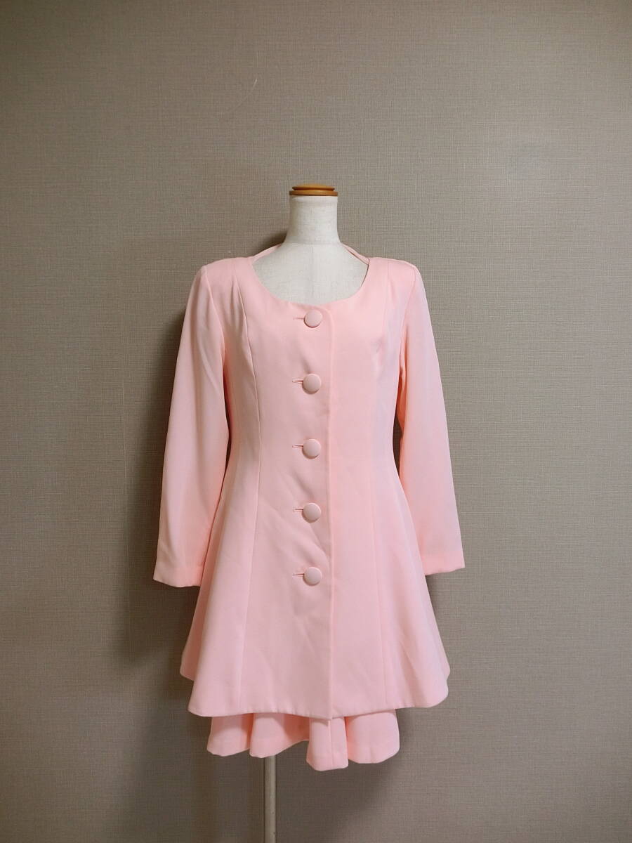 極美品 Genetamant ジュネビビアン 3ピース スカート セットアップ ピンク 9拍卖