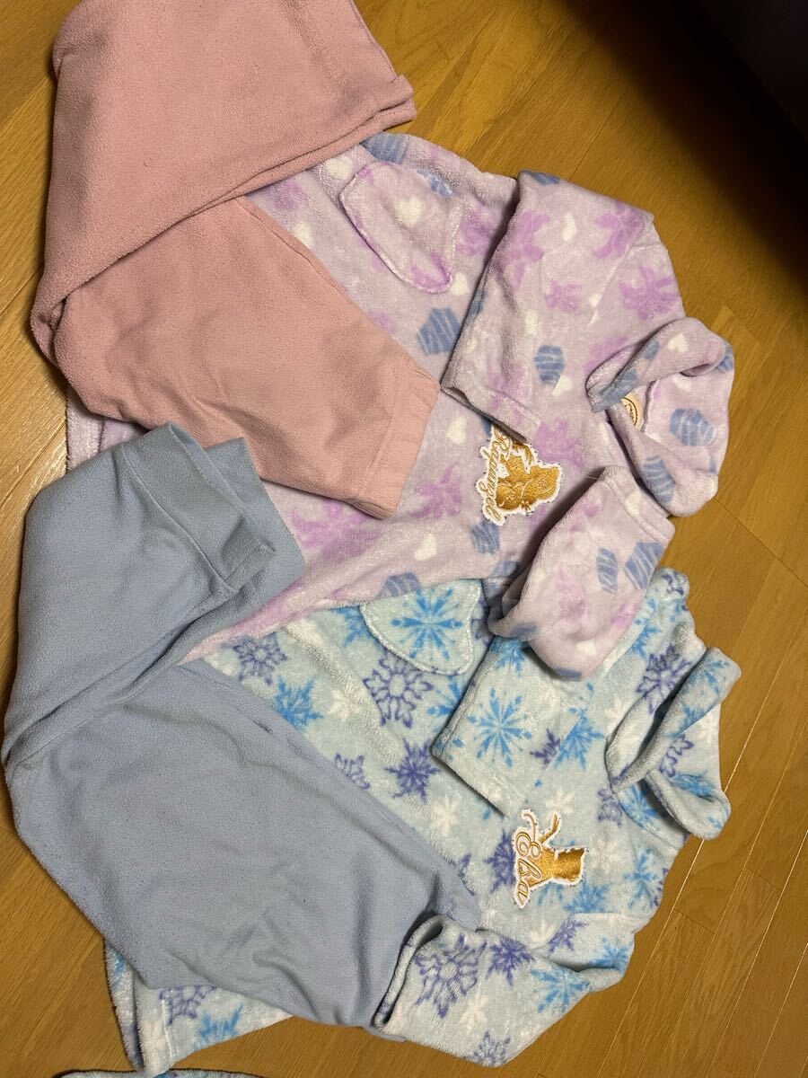 110ラプンツェルパジャマ 2セット UNIQLOパジャマボトムス110-120拍卖