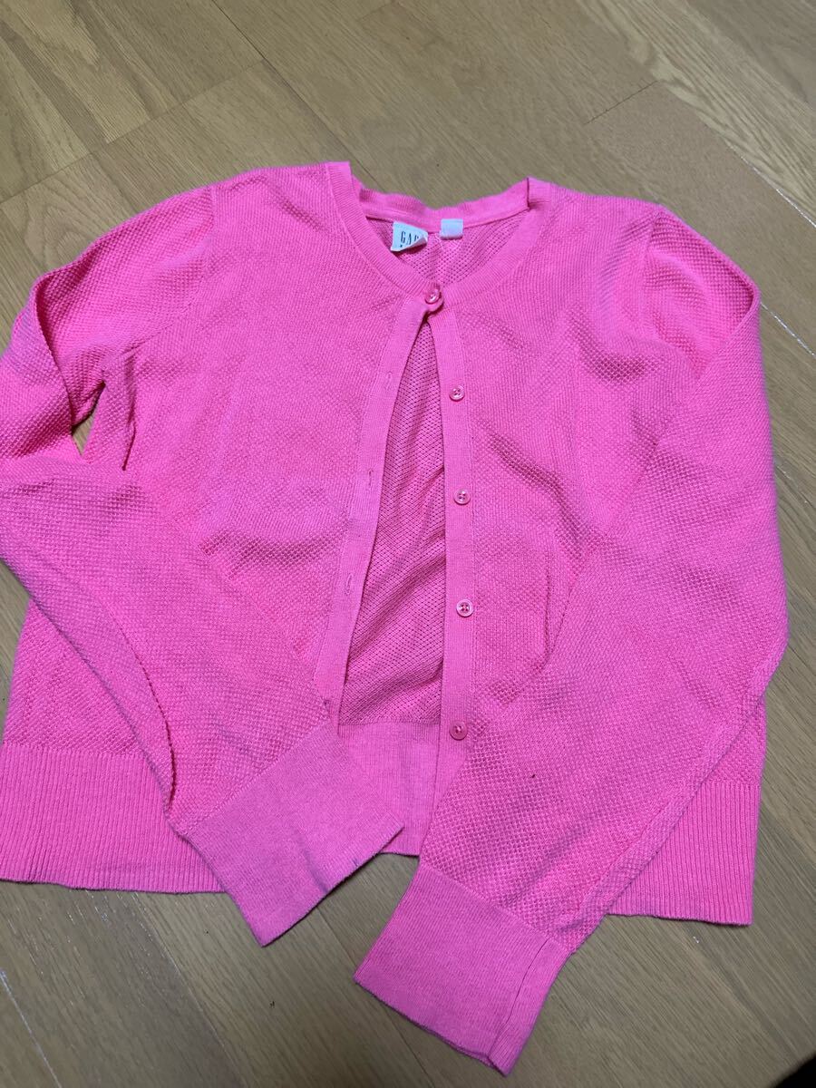 可愛い GAP ピンク カーディガン XXL拍卖