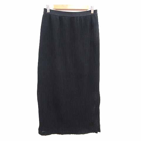 ロペ ROPE タイトスカート ロング 楊柳 38 M 黒 ブラック /YK レディース拍卖