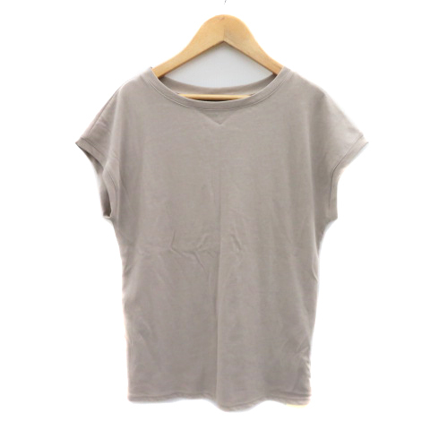 未使用品 ラ トータリテ La TOTALITE カットソー 半袖 F ベージュ /YK14 レディース拍卖