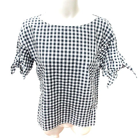 クリアインプレッション CLEAR IMPRESSION シャツ ブラウス 半袖 ギンガムチェック レディース拍卖