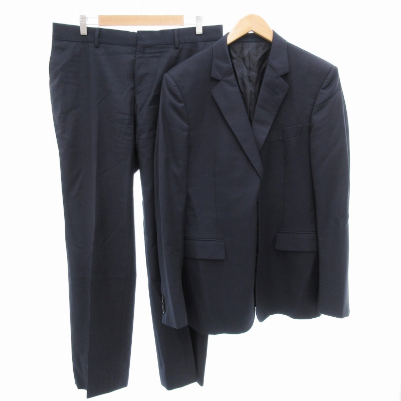 グッチ GUCCI スーツ セットアップ 上下 テーラードジャケット パンツ シングル 2B センターベント センタープレス ウール 7-52C拍卖