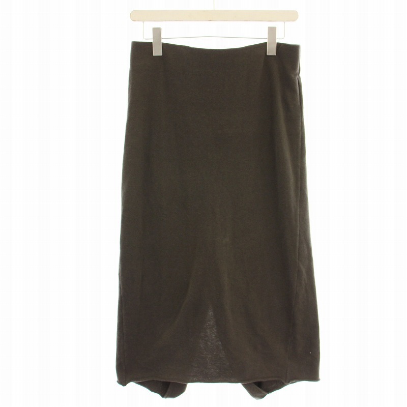 ドゥーズィエムクラス DEUXIEME CLASSE スウェット スカート 21-060-500-7050 ひざ丈 38 チャコールグレー拍卖